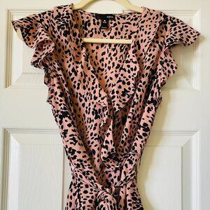 Women's Aqua Peplum Top Size XS